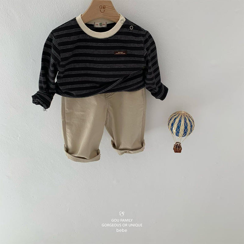 go;u - Korean Baby Fashion - #babyoutfit - Bebe Five Pants - 6