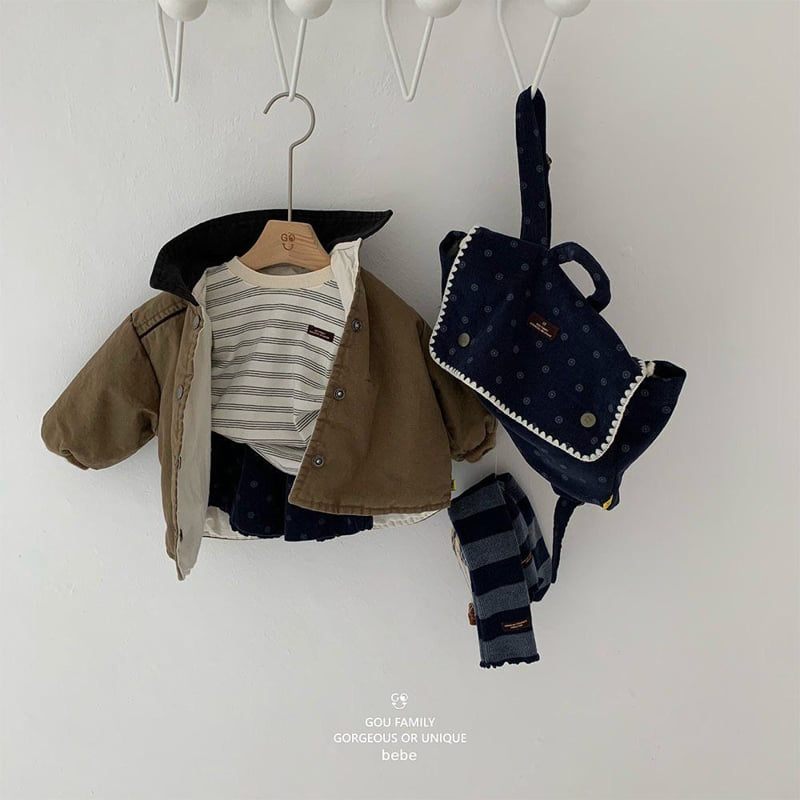 go;u - Korean Baby Fashion - #babyoutfit - Bebe Teamwork Jacket - 5