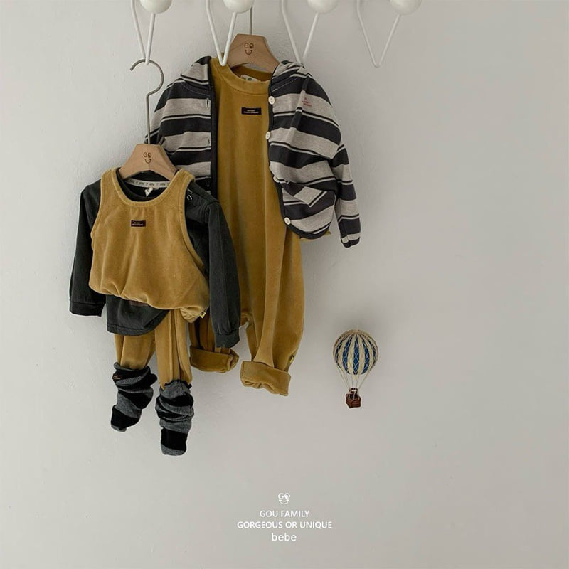 go;u - Korean Baby Fashion - #babyoutfit - Bebe Strong Hoodie Cardigan - 5