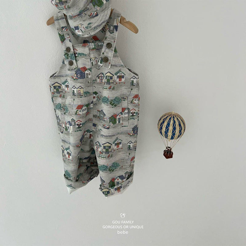 go;u - Korean Baby Fashion - #babyoutfit - Bebe I Know Overalls - 2
