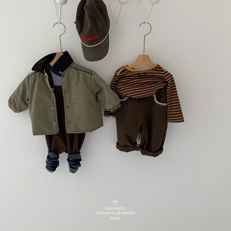 go;u - Korean Baby Fashion - #babyoutfit - Bebe Life Tee - 10