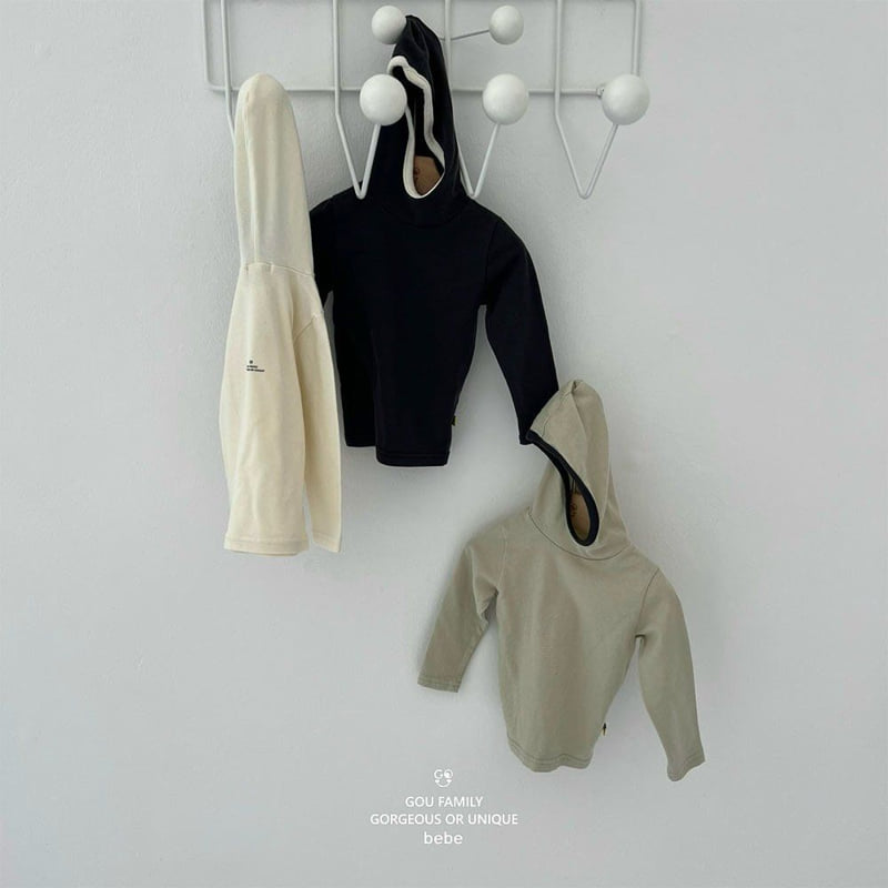 go;u - Korean Baby Fashion - #babyoutfit - Bebe Hooded Layered Tee - 11
