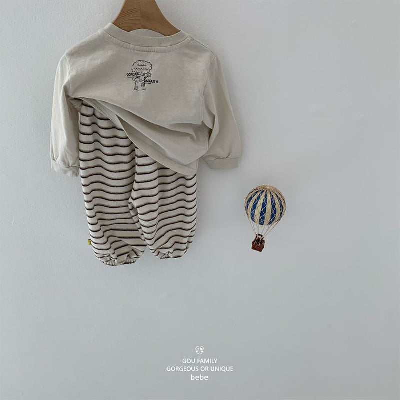 go;u - Korean Baby Fashion - #babyoutfit - Bebe Tree Dot Tee - 10