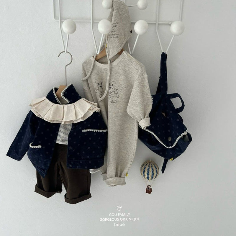 go;u - Korean Baby Fashion - #babyoutfit - Bebe Chestnut Jacket - 9
