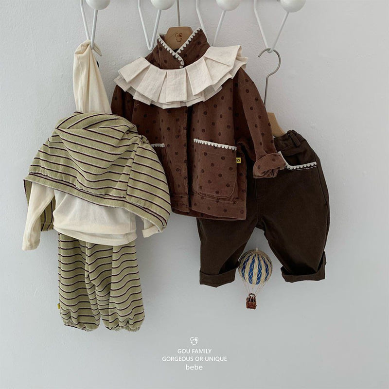 go;u - Korean Baby Fashion - #babyoutfit - Bebe Bongbong Cardigan - 6