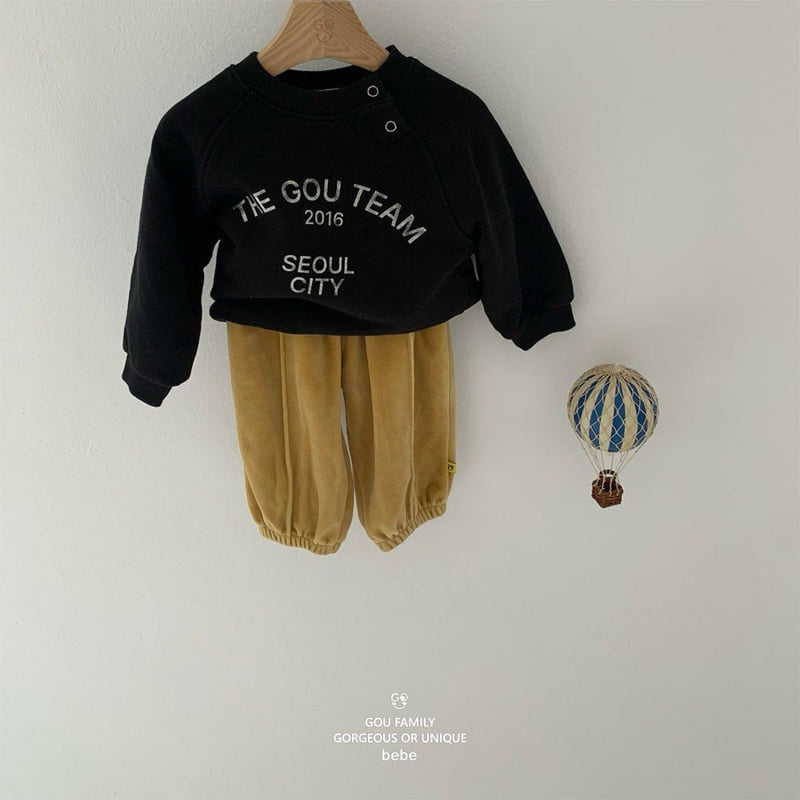 go;u - Korean Baby Fashion - #babyoutfit - Bebe Goyu Sweatshirt - 3