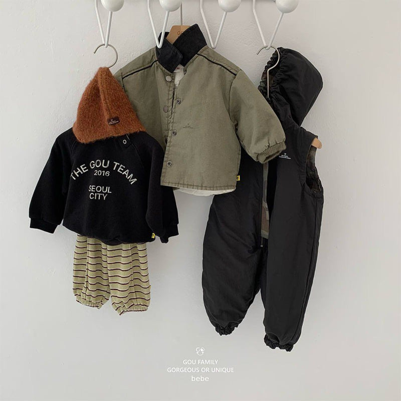 go;u - Korean Baby Fashion - #babyoutfit - Bebe Goyu Sweatshirt - 4