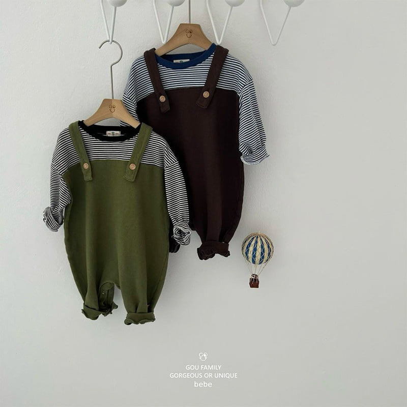 go;u - Korean Baby Fashion - #babywear - Bebe Hanaji Long Suit - 11