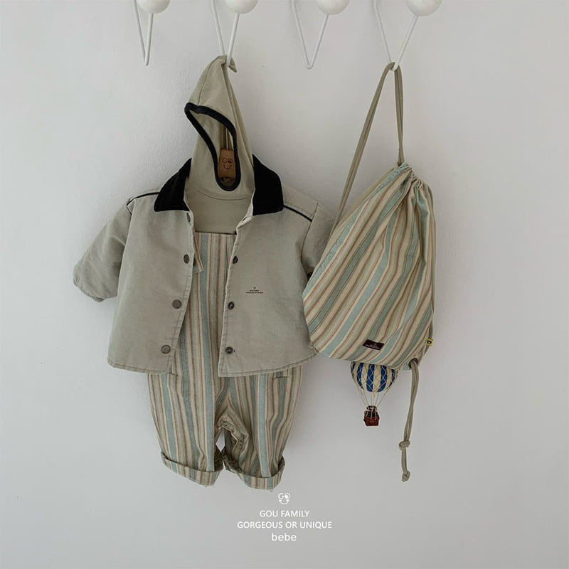 go;u - Korean Baby Fashion - #babywear - Bebe Teamwork Jacket - 7