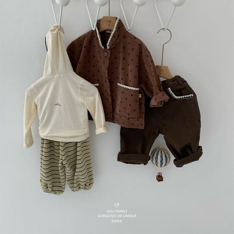 go;u - Korean Baby Fashion - #babywear - Bebe Cute Pocket Pants - 8
