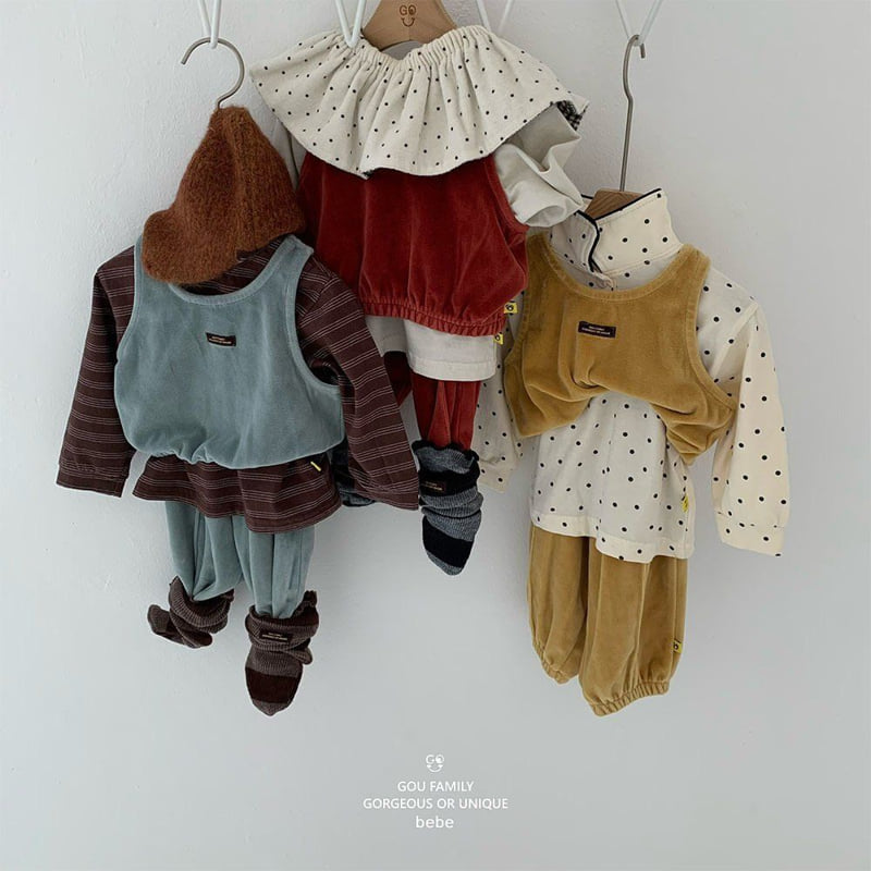 go;u - Korean Baby Fashion - #babywear - Bebe Bello Yuyu Set - 4