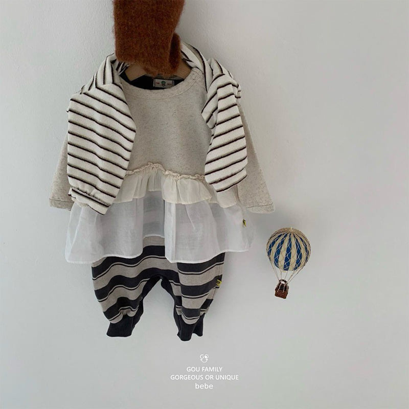 go;u - Korean Baby Fashion - #onlinebabyboutique - Bebe Moist Long Tee - 3