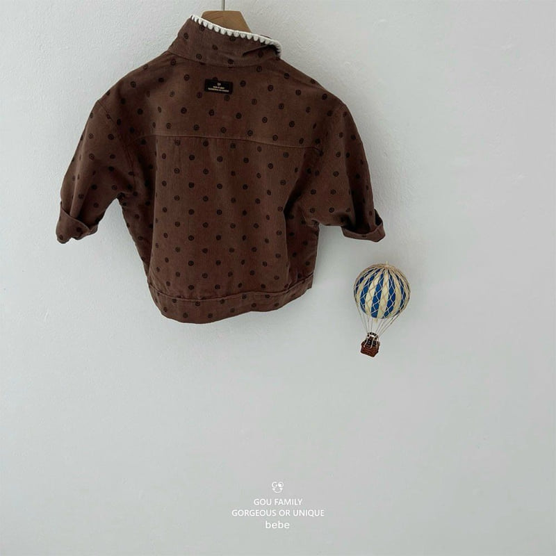 go;u - Korean Baby Fashion - #onlinebabyboutique - Bebe Chestnut Jacket - 11