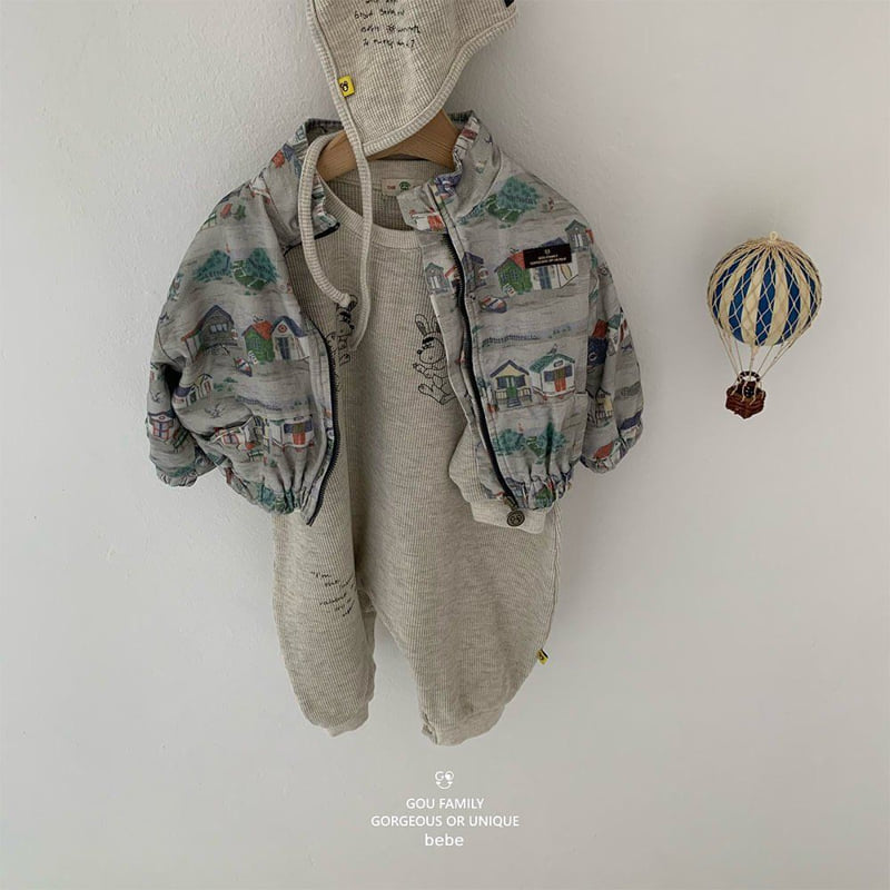go;u - Korean Baby Fashion - #onlinebabyshop - Bebe Multi Jumper - 3