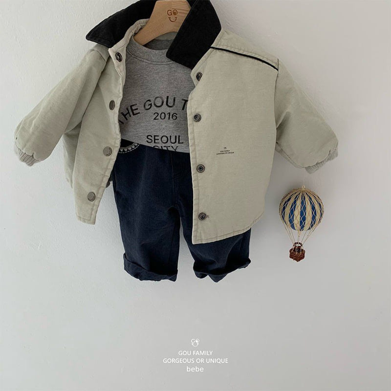 go;u - Korean Baby Fashion - #onlinebabyshop - Bebe Teamwork Jacket - 9
