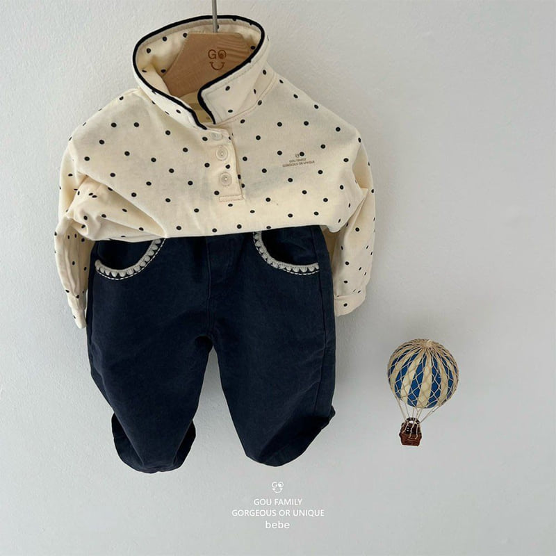 go;u - Korean Baby Fashion - #onlinebabyshop - Bebe Cute Pocket Pants - 10