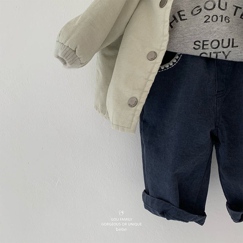 go;u - Korean Baby Fashion - #smilingbaby - Bebe Cute Pocket Pants - 11