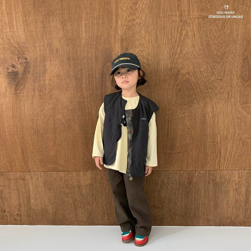go;u - Korean Children Fashion - #Kfashion4kids - Kkam Song Tee - 8