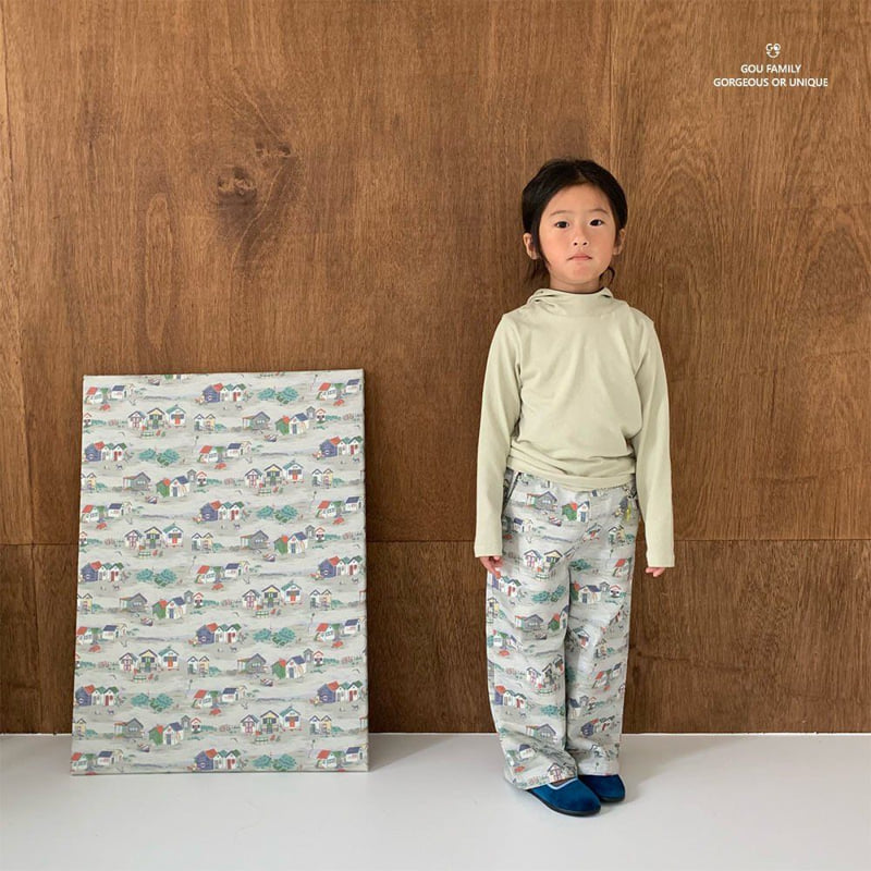 go;u - Korean Children Fashion - #Kfashion4kids - Hooded Layered Tee - 7