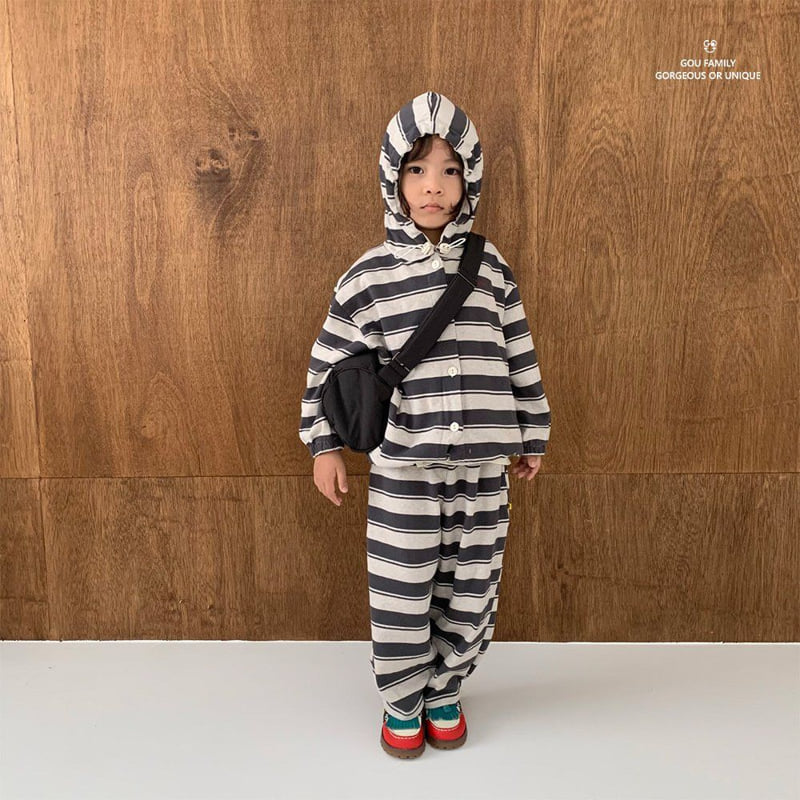 go;u - Korean Children Fashion - #Kfashion4kids - Solid Hood Jumper Kids - 8