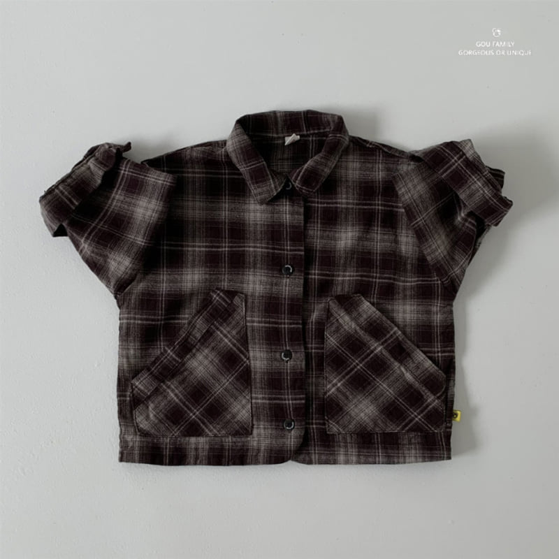 go;u - Korean Children Fashion - #childofig - Autumn Check Jacket