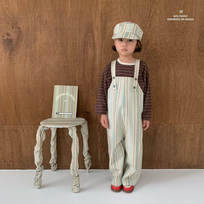 go;u - Korean Children Fashion - #childofig - I Know Overalls - 7