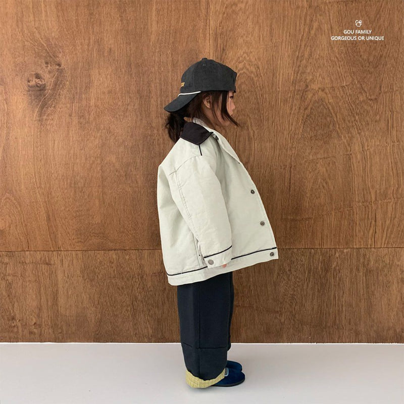 go;u - Korean Children Fashion - #discoveringself - Teamwork Jacket Junior - 11