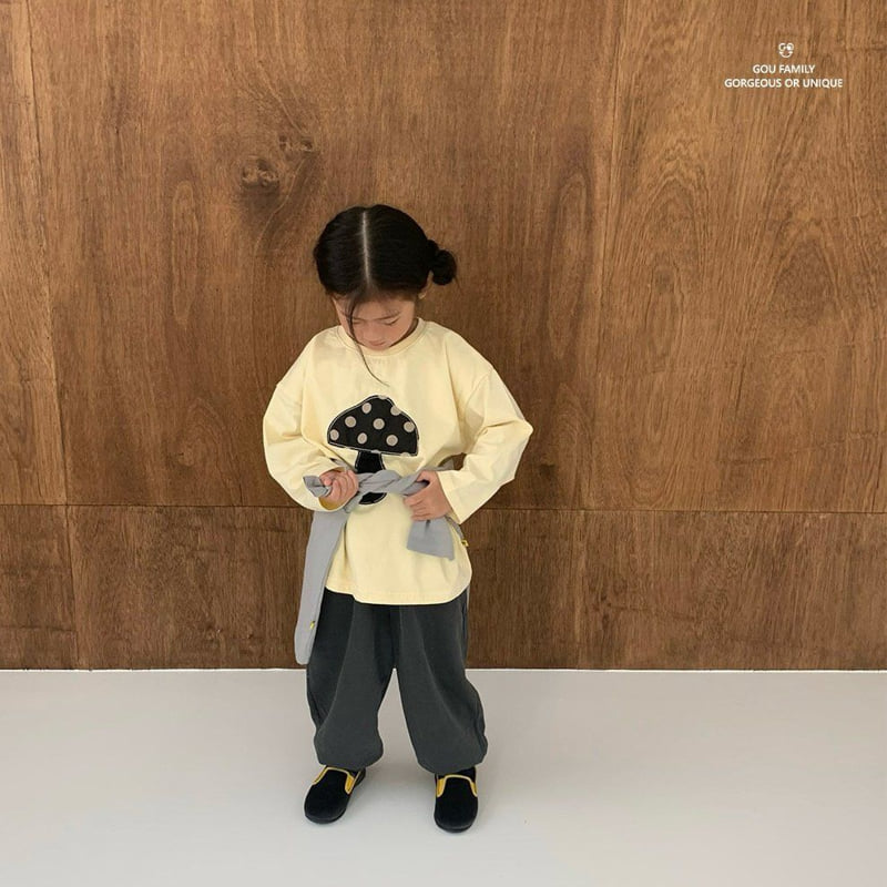 go;u - Korean Children Fashion - #discoveringself - Kkam Song Tee - 3