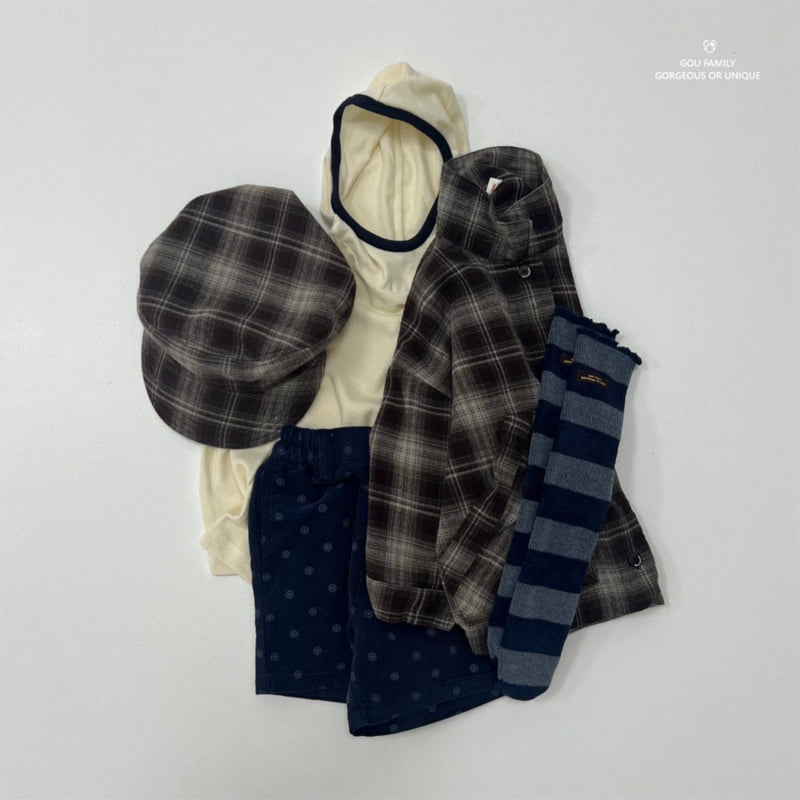 go;u - Korean Children Fashion - #discoveringself - Hooded Layered Tee - 2