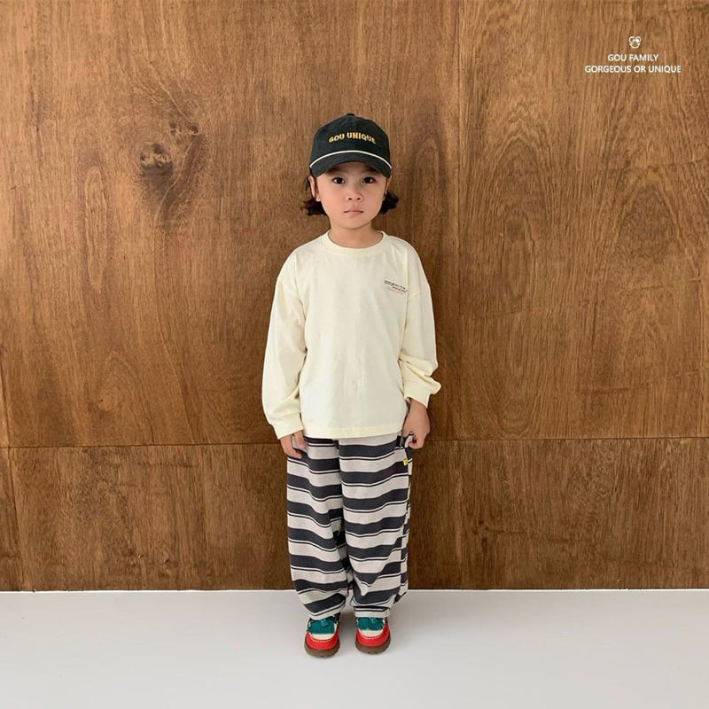 go;u - Korean Children Fashion - #fashionkids - Gara Pants - 2
