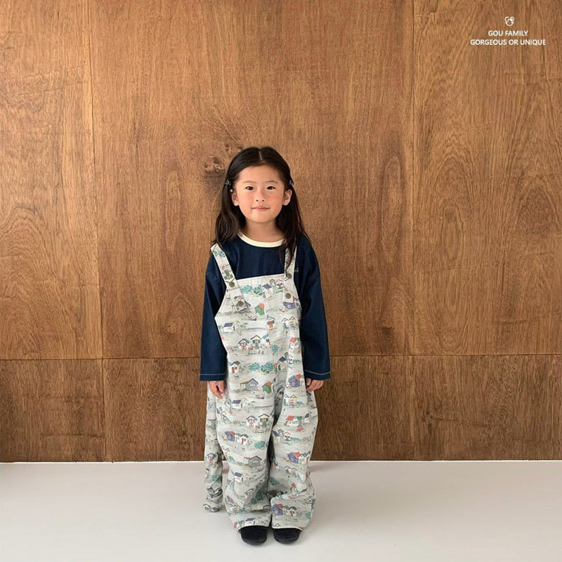 go;u - Korean Children Fashion - #fashionkids - I Know Overalls - 11
