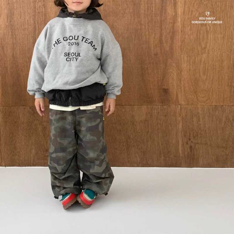 go;u - Korean Children Fashion - #fashionkids - Camo Pants - 2