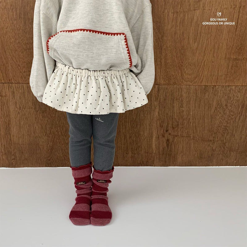 go;u - Korean Children Fashion - #kidsshorts - Particle Leggings - 8