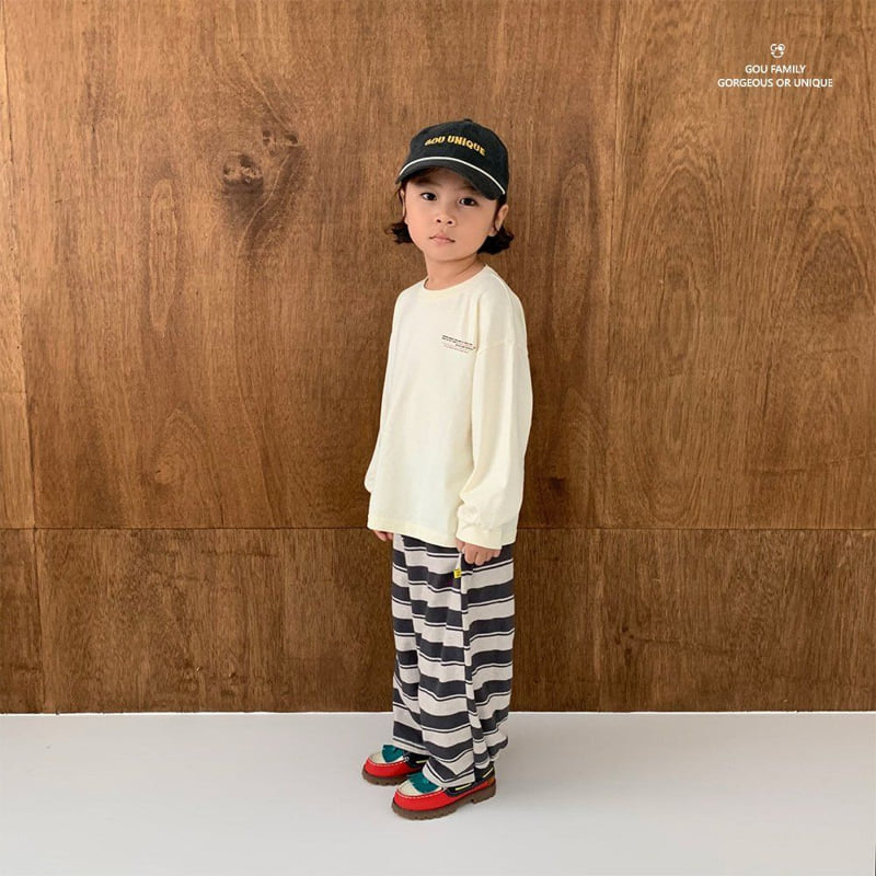 go;u - Korean Children Fashion - #kidzfashiontrend - Gara Pants - 5