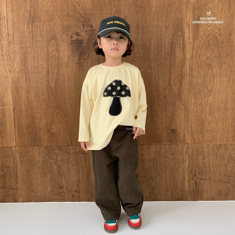 go;u - Korean Children Fashion - #kidzfashiontrend - Kkam Song Tee - 7