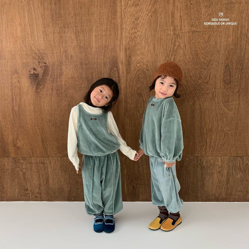 go;u - Korean Children Fashion - #kidzfashiontrend - Hooded Layered Tee - 6