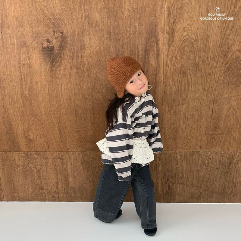 go;u - Korean Children Fashion - #littlefashionista - Solid Hood Jumper Kids - 9