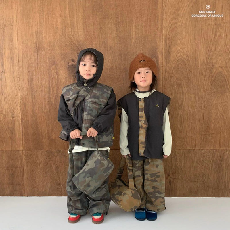 go;u - Korean Children Fashion - #littlefashionista - Camo Pants - 7