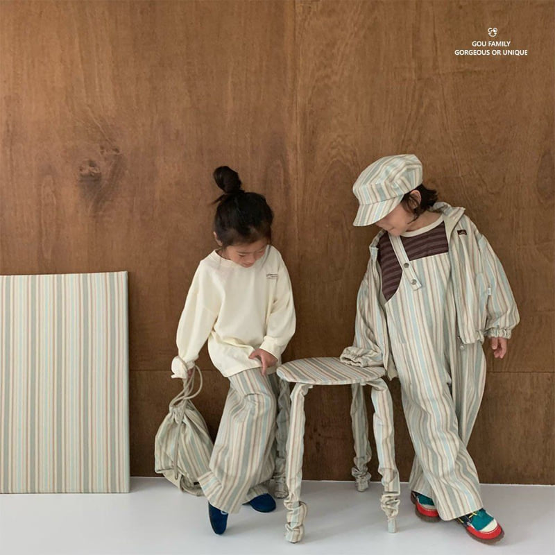 go;u - Korean Children Fashion - #magicofchildhood - I Know Overalls - 3