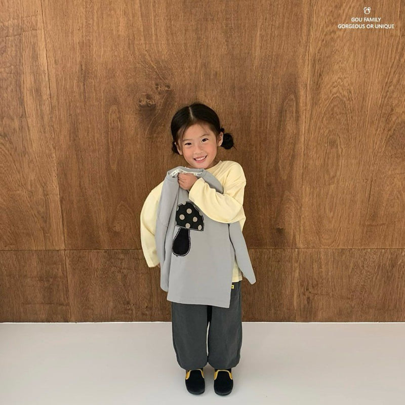 go;u - Korean Children Fashion - #magicofchildhood - Kkam Song Tee - 10