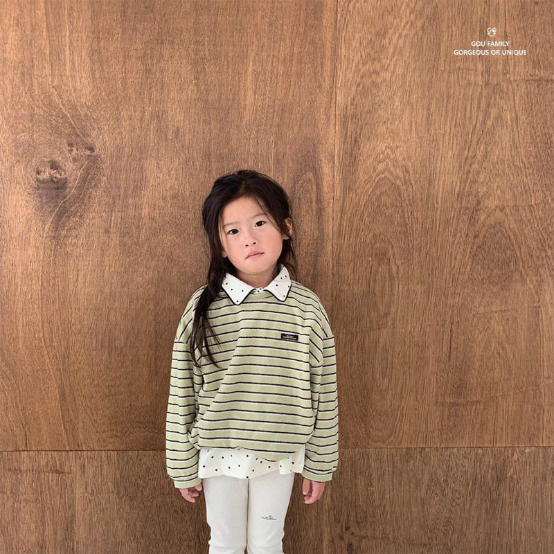 go;u - Korean Children Fashion - #minifashionista - Yes Collar Tee - 6