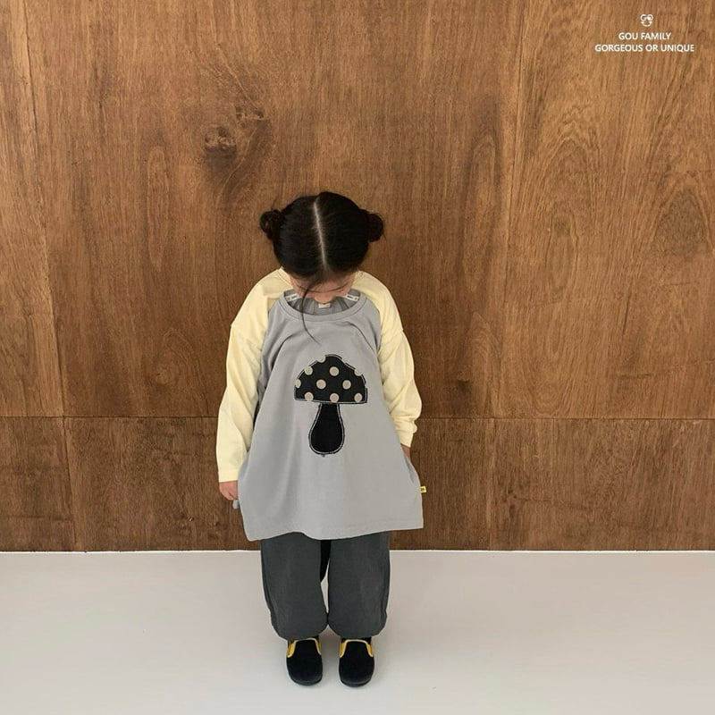 go;u - Korean Children Fashion - #minifashionista - Kkam Song Tee - 11