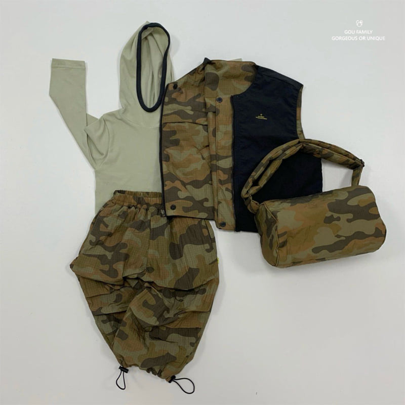 go;u - Korean Children Fashion - #minifashionista - Camo Pants - 9