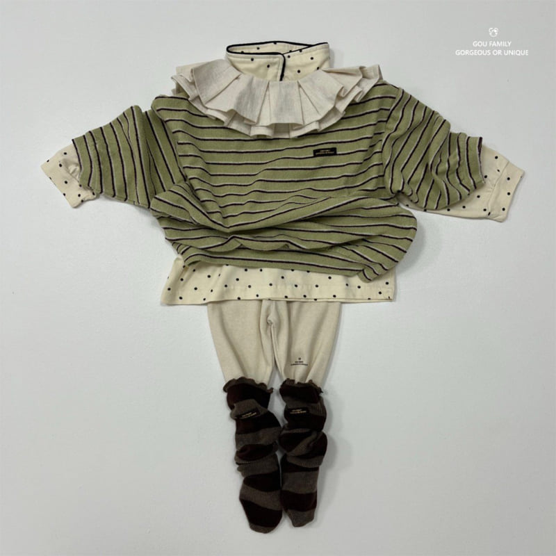 go;u - Korean Children Fashion - #prettylittlegirls - Yes Collar Tee - 7
