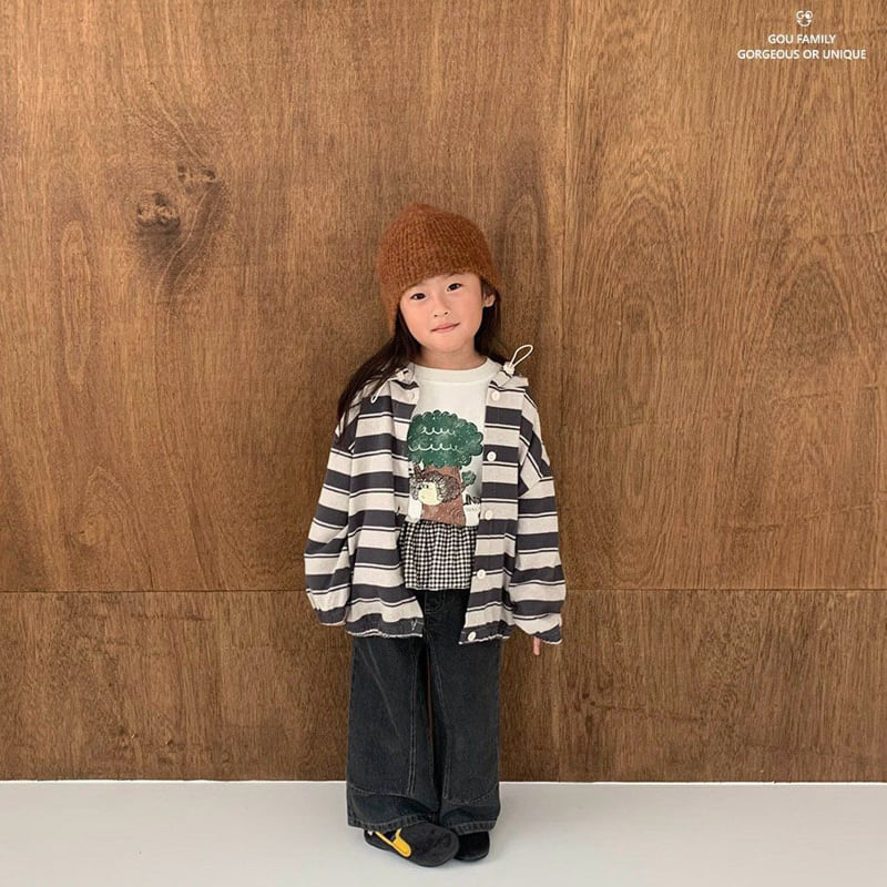 go;u - Korean Children Fashion - #prettylittlegirls - Solid Hood Jumper Junior - 11