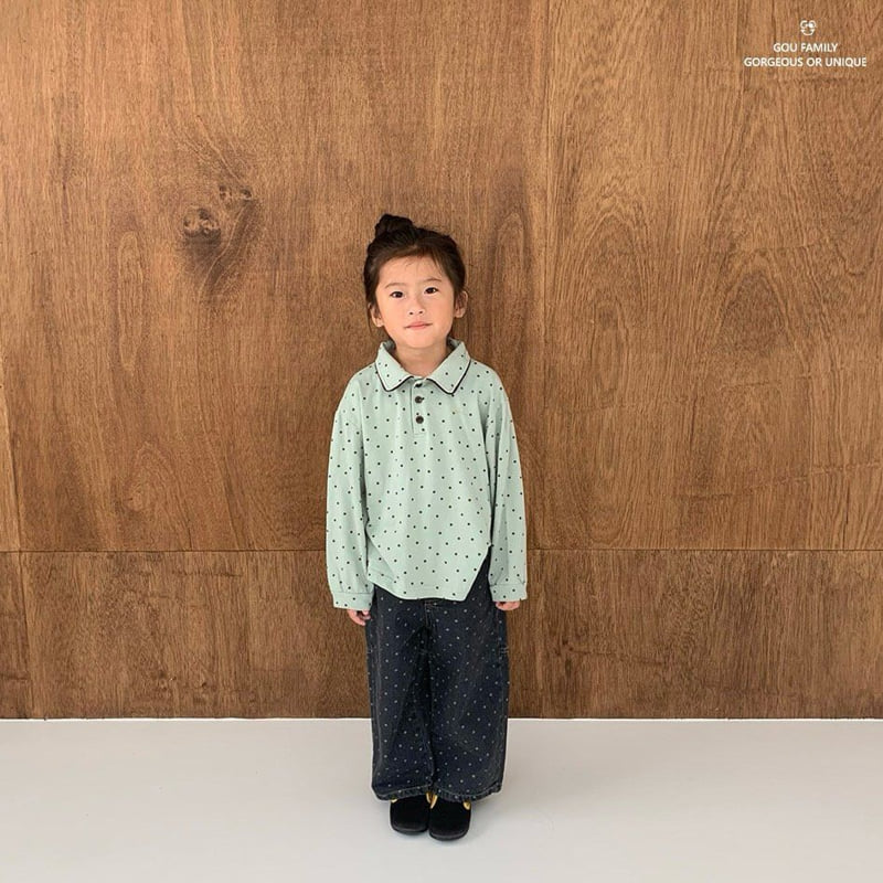 go;u - Korean Children Fashion - #stylishchildhood - Yes Collar Tee - 10
