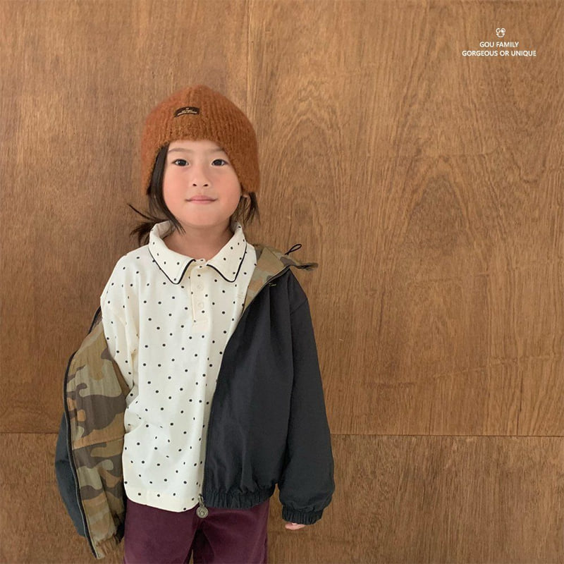 go;u - Korean Children Fashion - #todddlerfashion - Yes Collar Tee - 8