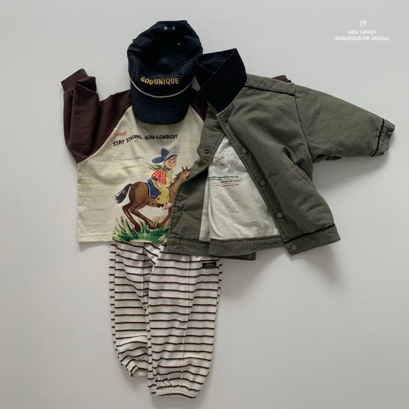 go;u - Korean Children Fashion - #toddlerclothing - Teamwork Jacket Junior - 6