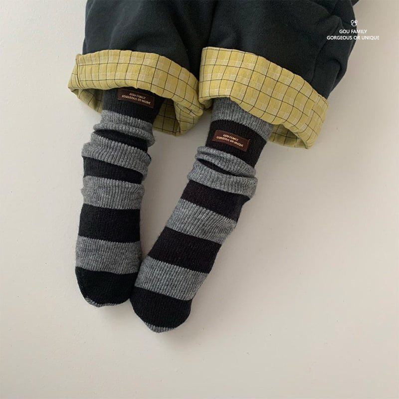 go;u - Korean Women Fashion - #momslook - Fashionable Knee Socks Adult - 2
