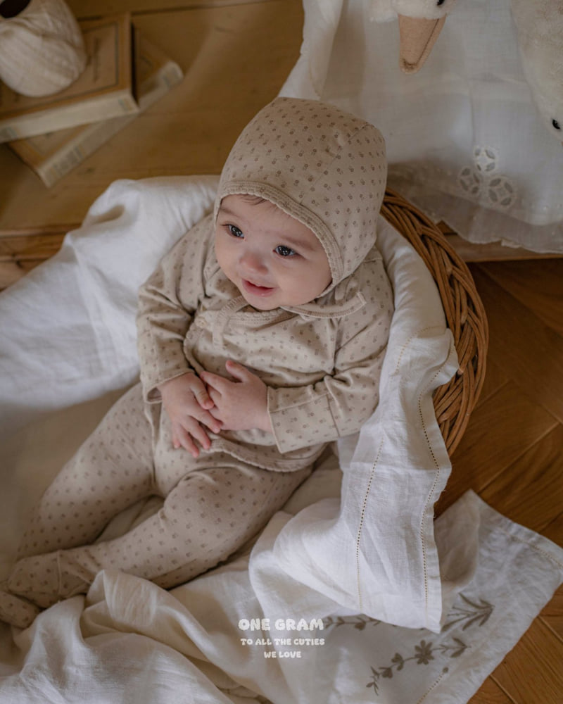 1 Gram - Korean Baby Fashion - #babyboutique - Mie Bonnet - 5